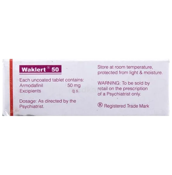 waklert 50mg tablet 10's